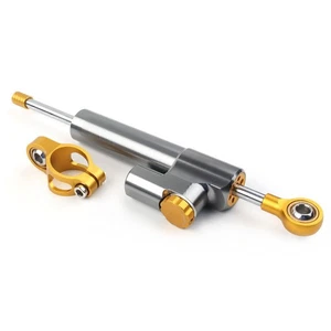 Lenkungsdämpfer Stabilisator Für Honda Suzuki BMW Universell Grau Motorrad - Bild 1 von 8