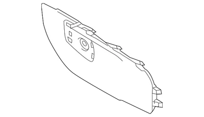 Panel de extensión original Ford F1EZ-5804619-CB Foto 1 de 2