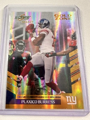 2007 Score Select Gold Zone /50 Plaxico Burress #12 - Image 1 of 4