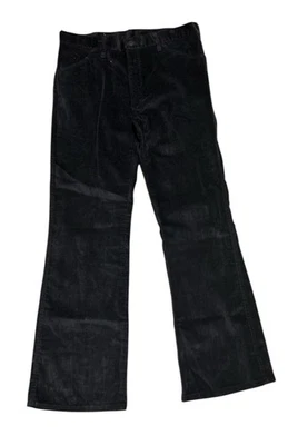 Vintage 70s Sedgefield Corduroy Terry Jeans Pants 34x31 Flare Bell USA Made NWT - Image 1 of 4