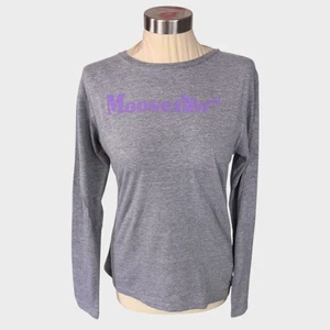 Moosejaw Large Womens Gray Long Sleeve TShirt NEW NWT - Picture 1 of 9