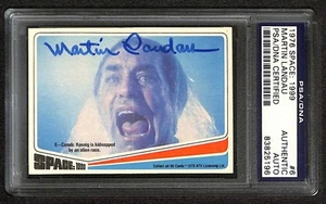 Martin Landau Signed 1976 Donruss Space: 1999 Card #6 PSA/DNA (Grad Collection) - Picture 1 of 4