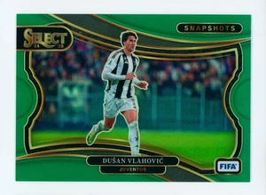 2024-25 Dusan Vlahovic Panini Select Snapshots Green Prizm Juventus Card 5/5 - Bild 1 von 3