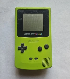 Nintendo Game Boy Color Kiwi Green Handheld Console – Powers On – UNTESTED Retro - Picture 1 of 15