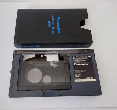 Adaptador motorizado de casete Panasonic VHS-C a VHS-VHS-W-GT7E SVHS Foto 1 de 2