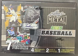 Caja de pasatiempos de béisbol de hoja metálica 2025 - Imagen 1 de 1