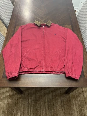 Chaqueta Polo Ralph Lauren Harrington Vintage Años 90 Cuello Pana L Foto 1 de 4