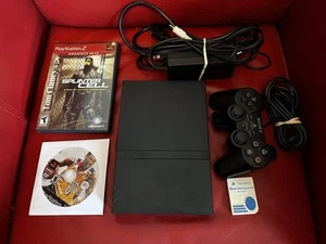 Sony PlayStation 2 Slim PS2 Console Bundle SCPH-75001 Tested Works Great - Imagen 1 de 15