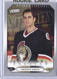 2005-06 UPPER DECK VICTORY PATRICK EAVES UD RC UPDATE ROOKIE #295 SENATORS