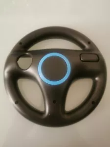 VOLANTE NINTENDO WII RVL-024 CONTROLLER ORIGINALE NERO - Foto 1 di 2
