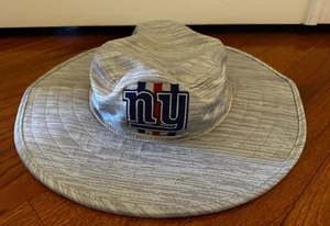 New Era New York Giants NFL Training Camp Bucket Hat Cap Gray/Blue - Picture 1 of 6