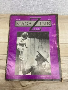 Zeta Magazine January 1987 Vol.1 No 1 Premier Issue - Imagen 1 de 5