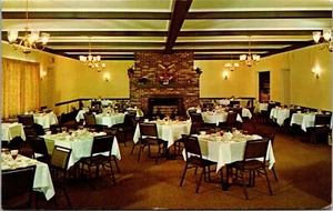 Vtg Kennebunk Maine ME Glen-Mor Restaurant Interior Dining Room1960s Postcard - Picture 1 of 2