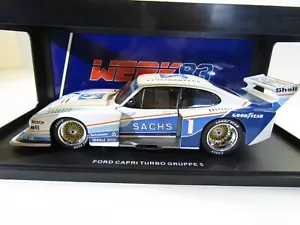 Werk83 1:18 Scale DieCast Model Ford Capri Turbo Gr.5 DRM 1979 #1 Harald Ertl - Bild 1 von 11