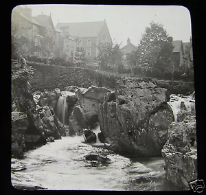 Linterna mágica de vidrio tobogán BETWS Y COED C1910 GALES NEAR SNOWDON - Imagen 1 de 2