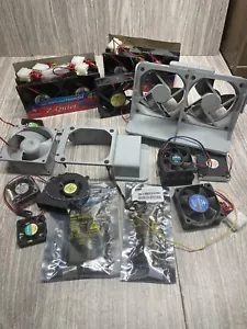 Computer Fan Case and uncase big lot mix lot of various sizes see pics - Picture 1 of 19