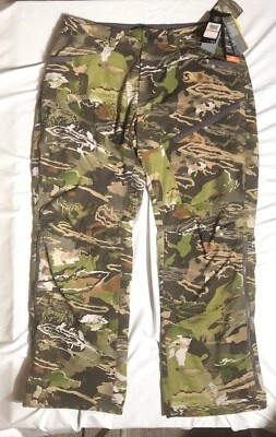 Men Size 40 -Under Armour UA STORM Grit Forest Camo Hunting Pants Mid Season Kit - Image 1 of 4