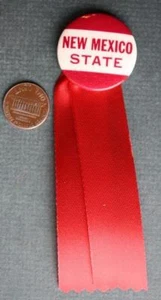 1960s Era Las Cruces New Mexico State University Aggies pin and ribbon set COOL- - Picture 1 of 1