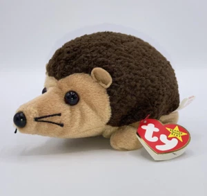 Ty Beanie Babies 1999 Prickles The Brown Hedgehog cumpleaños 19 de febrero de 1998 - Imagen 1 de 12
