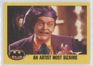 1989 Topps Batman Factory Set Glossy An Artist Most Bizarre #225 0ba6