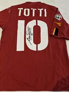 As Roma Shirt Signed By Club Legend Francesco Totti - Picture 1 of 3