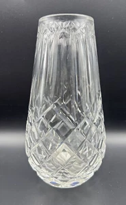 Waterford Lismore Kristallvase 9" Diamant Kreuzschliff Träne - Bild 1 von 9