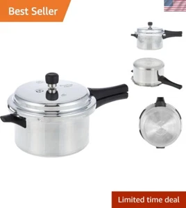 4L Virgin Aluminum Pressure Cooker - Sleek, Safe, and High-Performance - Picture 1 of 11
