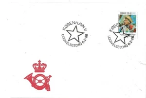 Denmark stamps: 1st anniversary of the death of actor Paul Reichardt 1986 FDC - Picture 1 of 1