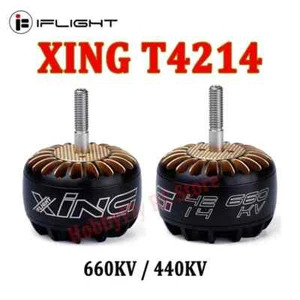 IFlight XING T4214 4214 400KV/660KV 3-8S X-CLASS Motore Brushless per iX15 FPV - Foto 1 di 14