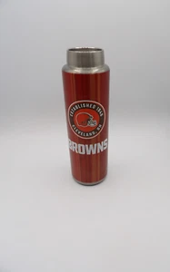 Tervis 24oz Stainless Steel Slim Bottle - Cleveland Browns - NO LID - Picture 1 of 8
