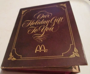 McDonald's Christmas TREE Ornament Vintage 1979 Norman Rockwell Tiny Tim Acrylic - Picture 1 of 4