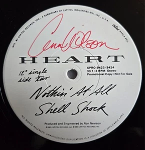 Heart-4 Track Promo EP Vinyl Signed AUTOGRAPHED By Ann and Nancy Wilson - Picture 1 of 5