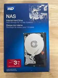 WESTERN DIGITAL RED 3TB NAS HARD DRIVE SATA 6.0GB/S 3.5" (E13002151) - Picture 1 of 7