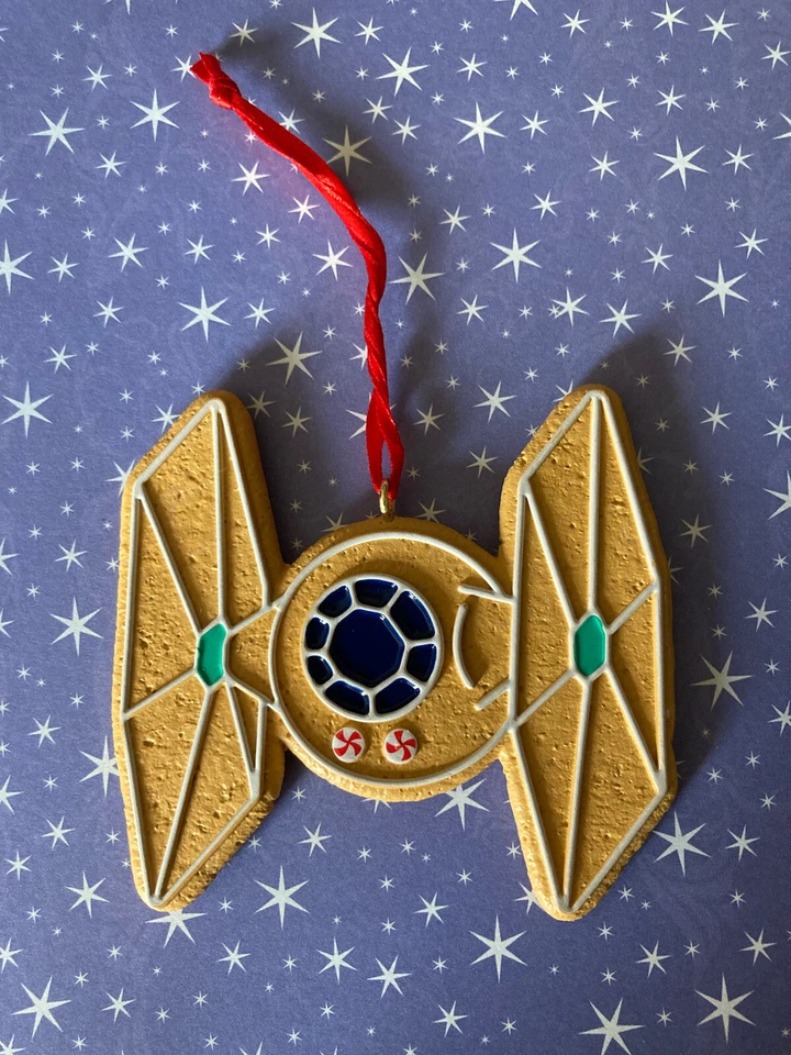 Disney Star Wars Galleta de Vacaciones Adorno de Navidad 3" Tie Fighter Foto 1 de 1