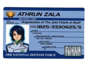 card promo Mobile suit Gundam Seed Destiny anime Athrun Zala - Picture 1 of 2