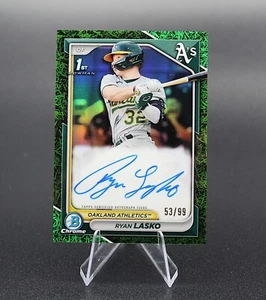 Bowman 2024 - Chrome Prospects refractor verde #BCP-105 Ryan Lasko/99 (RC) - Imagen 1 de 3