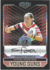 2021 Nrl Elite Young Guns Signature (YG19) Shanice PARKER Roosters 005/110