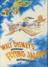 aviation - Donald Duck flying jalopy - Walt Disney  1950 - affiche plastifiée