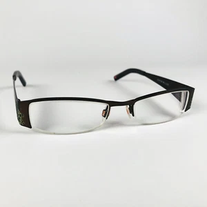 KAREN MILLEN eyeglasses SATIN BROWM HALF RIM glasses frame MOD: KM0087 COL.2 - Picture 1 of 11