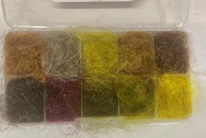 Genuine Soft Squirrel Dubbing Box of 10 Gordon Griffiths