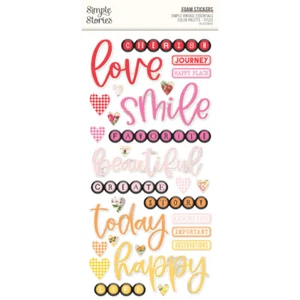 Simple Stories - Simple Vintage Essentials Color Palette - 6x12 Foam Stickers - - Picture 1 of 2