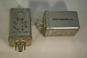 SIGMA STRUMENTI VINTAGE RELAY 41JOZ-5000ACG-SIL RARO SURPLUS GOVERNO - Foto 1 di 1