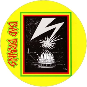Chapa/Badge Bad Brains Logo . pin button hardcore punk rock and roll - Imagen 1 de 2