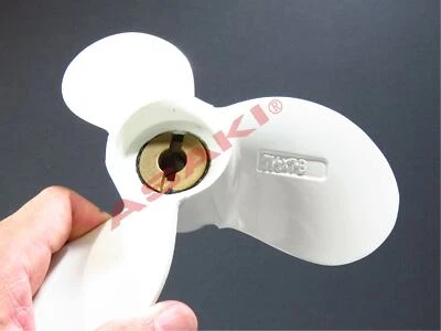 For YAMAHA 4/5 HP Propeller 6E0-45943-00-EL 6E0-45943-09-00 PIN TYPE 7 1/2 X7 - Image 1 of 4