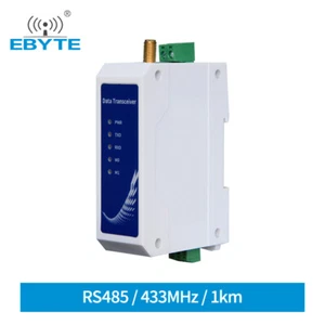 RS485 Wireless Radio Modem 433MHz 20dBm Data Transceiver Modbus GFSK Modulation - Picture 1 of 6