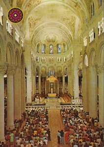AK Ste Anne de Beaupre Quebec Innenraum der Basilika ca. 1970er-80er NrMNT ungelaufen - Bild 1 von 1