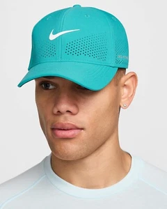 Nike ADV Cap Hat Rise Structured Swoosh Flex Teal FB5633-345 Adult Sz S/M - Picture 1 of 3