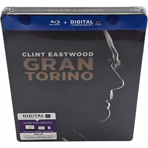 Gran Torino Blu-Ray Steelbook Débossé Edition Limited Clint Eastwood Area Free - Picture 1 of 7