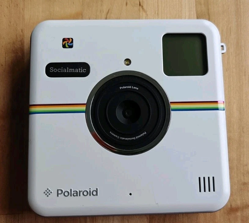 Polaroid Socialmatic Instant Digital Camera (White), No Charger - Image 1 of 4