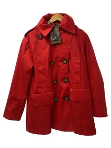 BURBERRY trench cappotto corto 14Y 164 cm cotone ROSSO 116861 Usato - Foto 1 di 6
